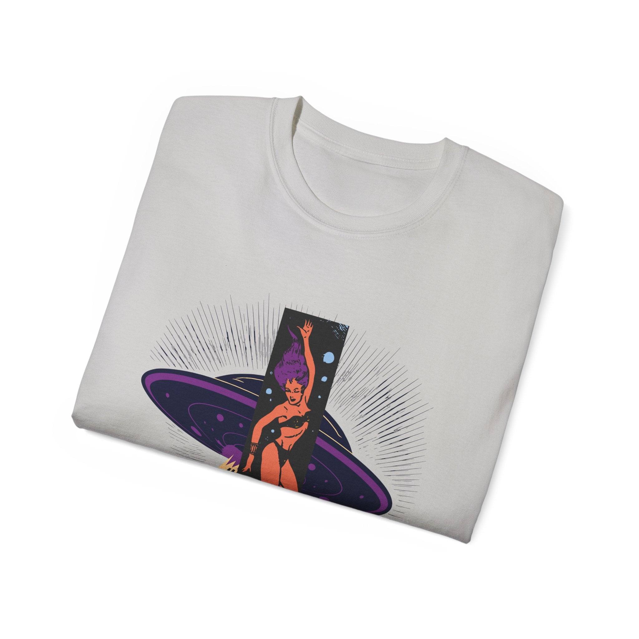Space Warrior - Unisex Cotton Tee (Front) - Damned Threads